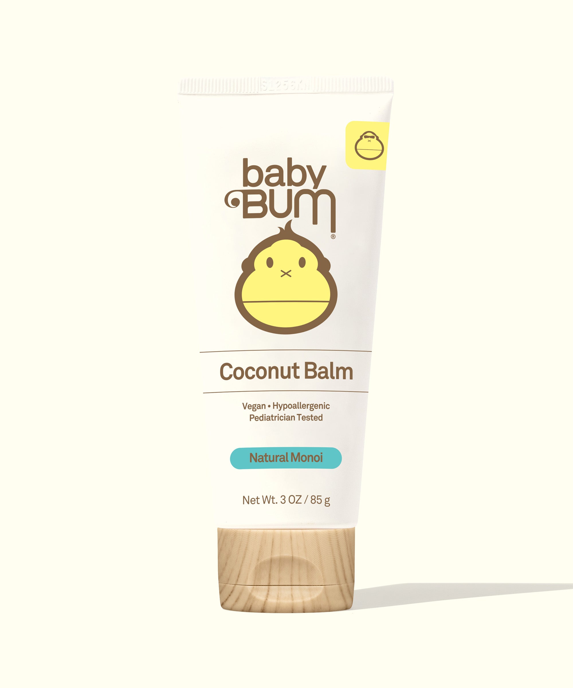 Baby Bum Natural Monoi Coconut Balm - a vegan, hypoallergenic moisturizer for dry, sensitive skin and stretch marks by Baby Bum.