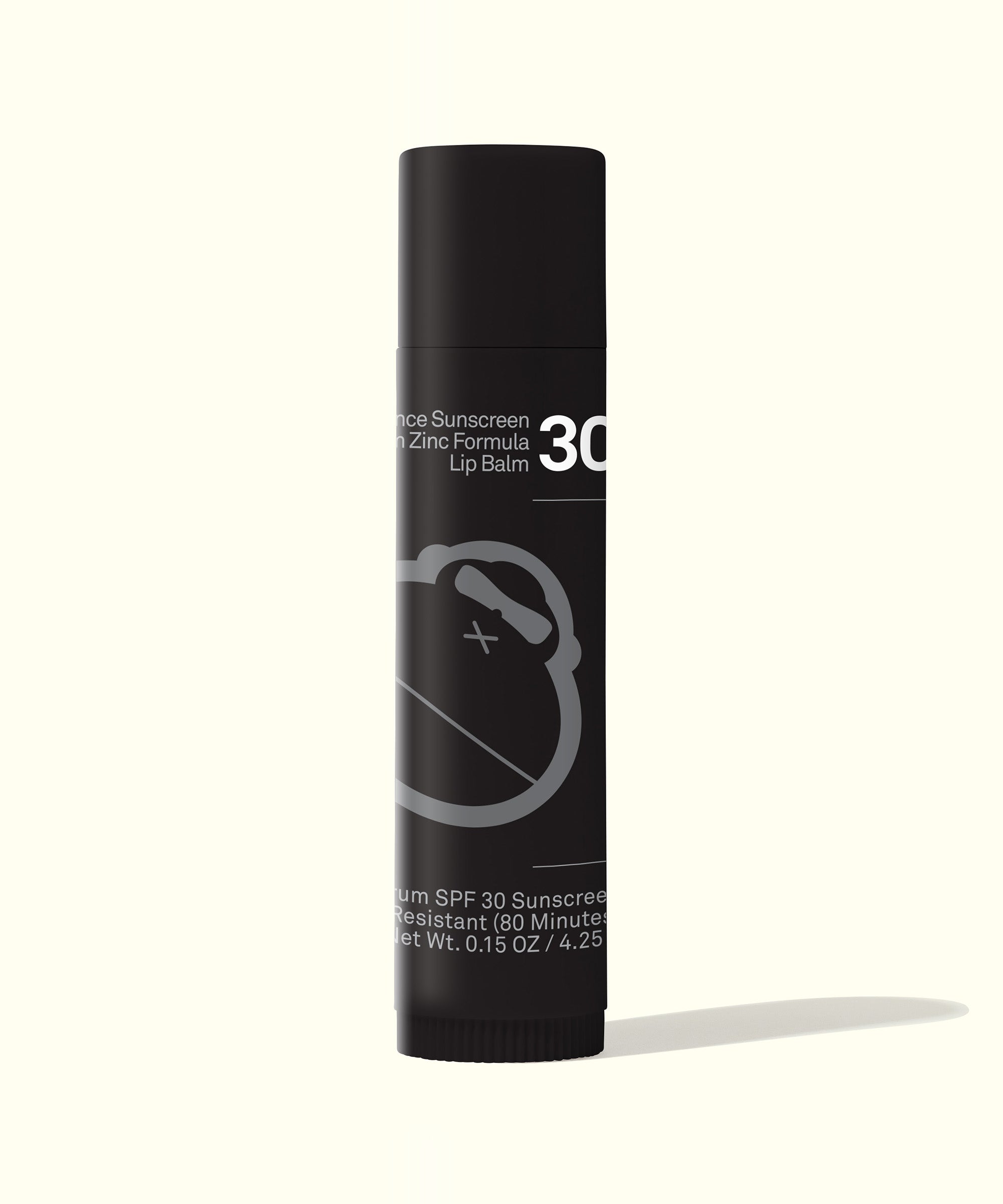 Signature SPF 30 Sunscreen Lip Balm in black tube, mineral-based protection for active sun exposure - Sun Bum