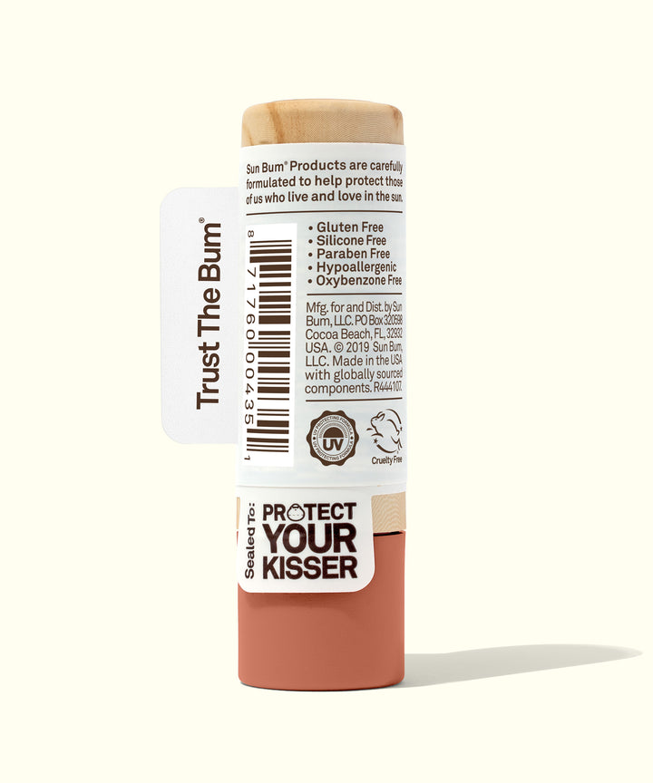 Tinted SPF 15 Lip Balm - Sand Bar; a protective lip balm with a touch of color, featuring