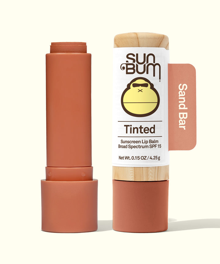 Tinted SPF 15 Lip Balm in Sand Bar color by Sun Bum - lip protection with a little color.